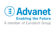 Advanet logo.