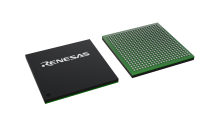 3D illustration featuring top and bottom views of CABGA IC chip package with 484 lead count