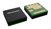 3D illustration featuring top and bottom views of FCLGA IC chip package with 9 lead count.