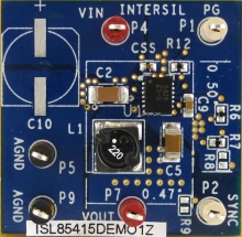 ISL85415DEMO1Z Buck Regulator Demonstration Board - Top