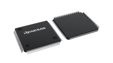 3D illustration featuring top and bottom views of LQFP chip package with 144 lead count.
