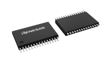 3D illustration featuring top and bottom views of LSSOP chip package with 30 lead count.