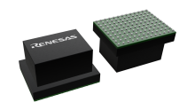 3D illustration featuring top and bottom views of Module chip package with 130 lead count.