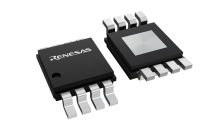 3D illustration featuring top and bottom views of MSOP-EP chip package with 8 lead count.