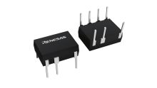 3D illustration featuring top and bottom views of PDIP chip package with 7 lead count.