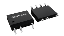 3D illustration featuring top and bottom views of SOICN chip package with 7 lead count.