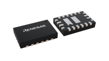 3D illustration featuring top and bottom views of STQFN chip package with 20 lead count.