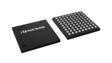 3D illustration featuring top and bottom views of WLCSP IC chip package with 81 lead count.