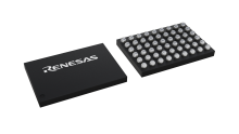 3D illustration featuring top and bottom views of WLCSP-TKCURDL IC chip package with 54 lead count.