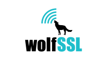 WolfSSL logo.