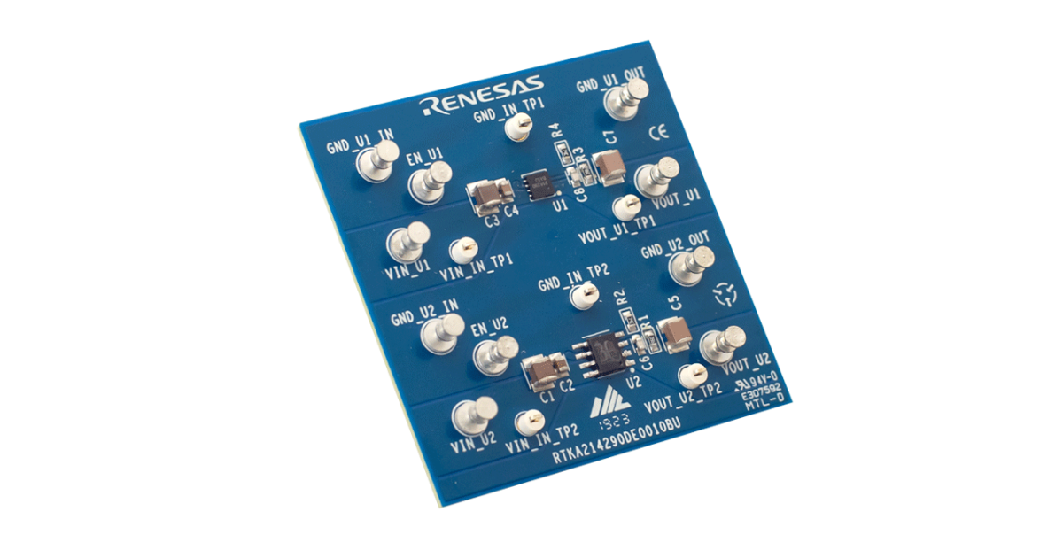 RTKA214290DE0010BU - LDO Linear Regulator Evaluation Board with 2.5V to ...