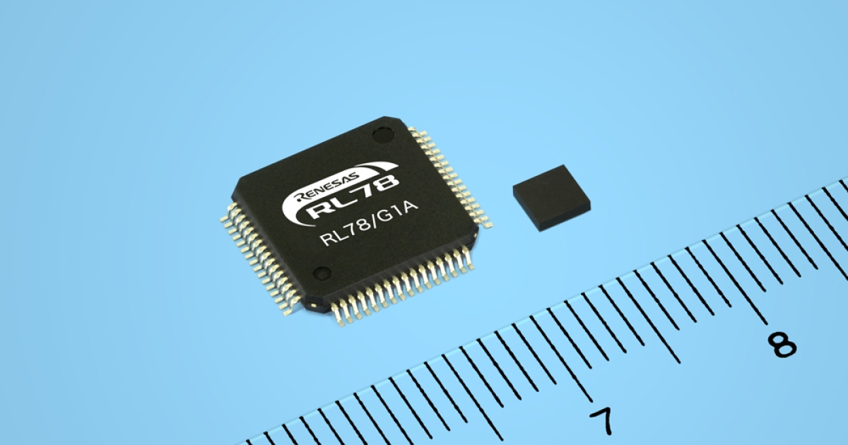 Renesas Electronics Announces New RL78 Microcontrollers (MCUs