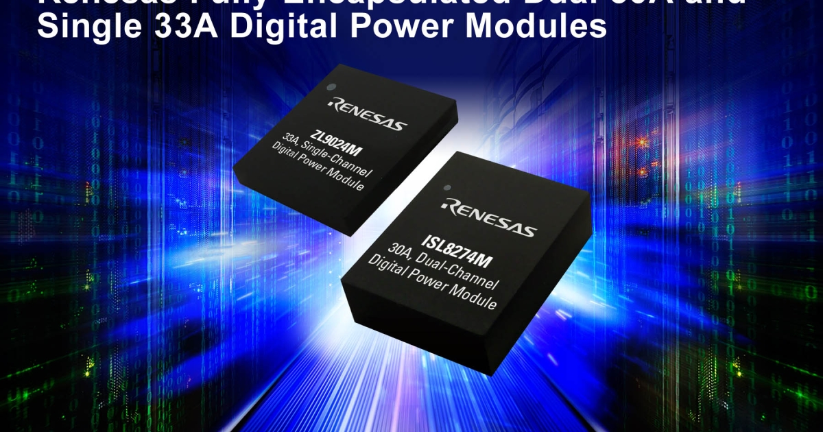Renesas Electronics Unveils Industry-Leading Fully Encapsulated