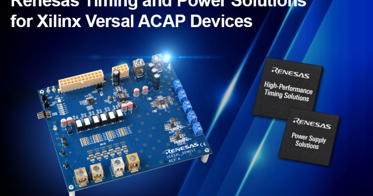 Renesas Electronics Collaborates with Xilinx on Versal ACAP