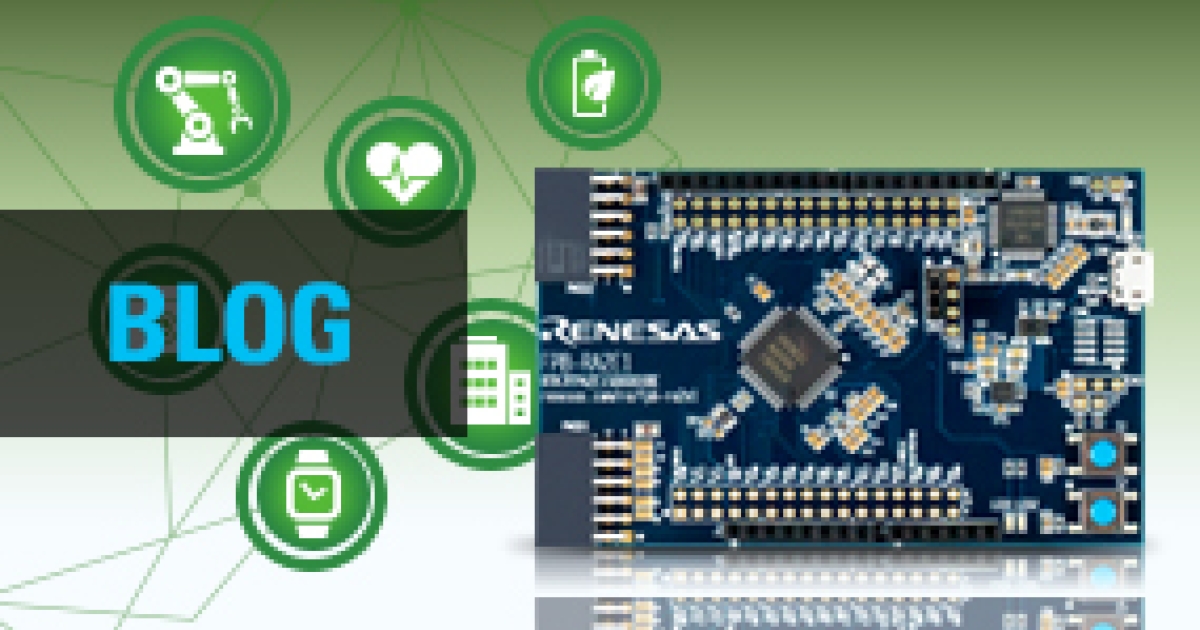 RAファミリRA2E1とFlexible Software Package(FSP)でアナログ