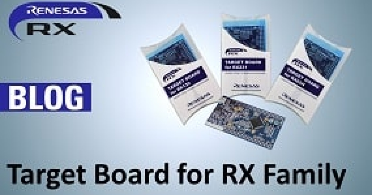 Target Board for RX Family: where your creativity comes to life | Renesas