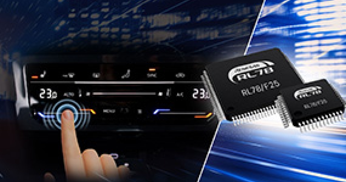 The RL78/F25 Microcontroller Plays a Key Role in the Next