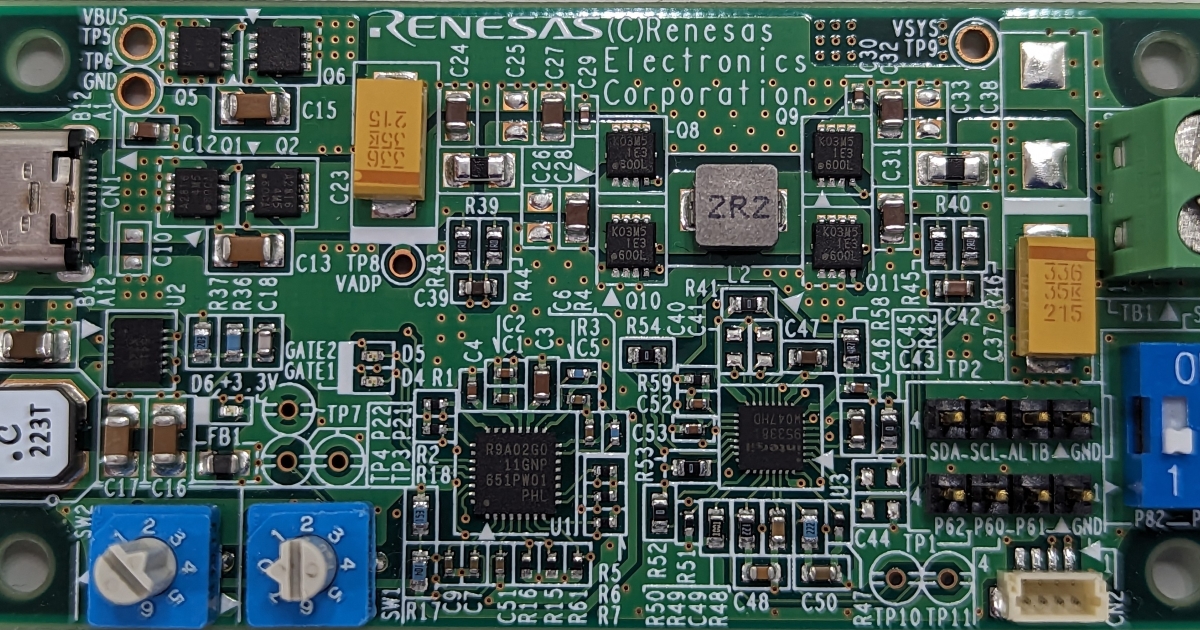JP214/RTK-251-SinkAdapter - 100W対応USB Type-C入力電源変換装置 | Renesas ルネサス