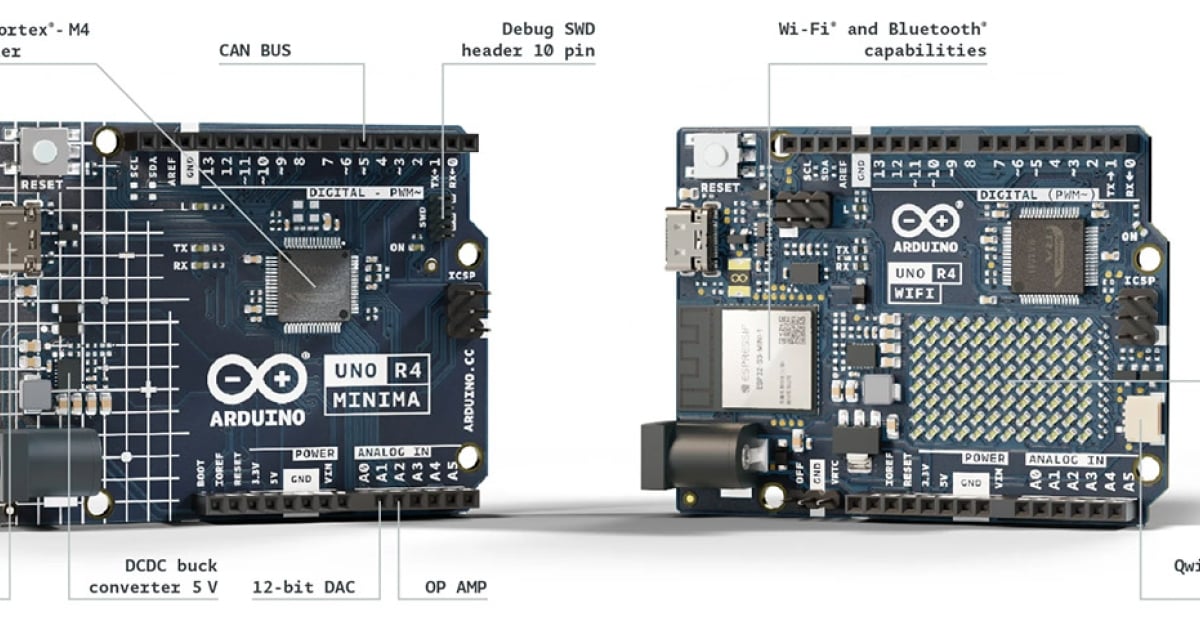 Uno R4 Minima and R4 WiFi Boards - Arduino