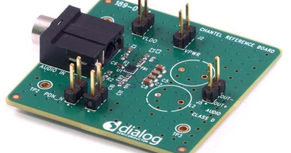 DA7202EVAL 10W Mono Class D Amplifier Evaluation Kit Renesas