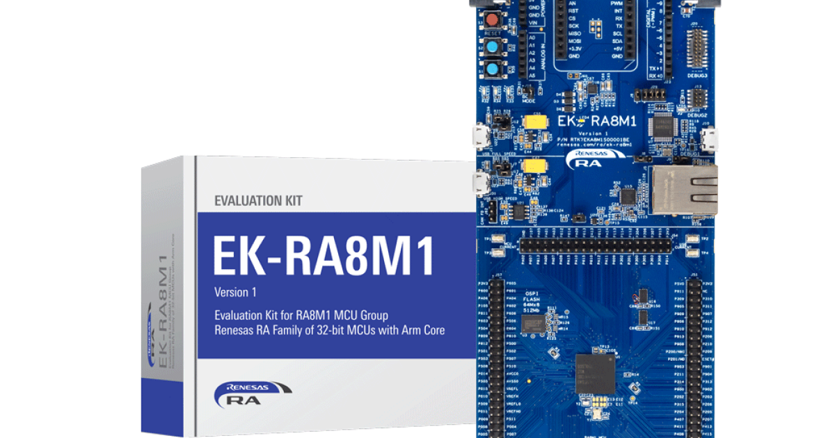 EK-RA8M1 - RA8M1 MCUグループ評価キット | Renesas ルネサス
