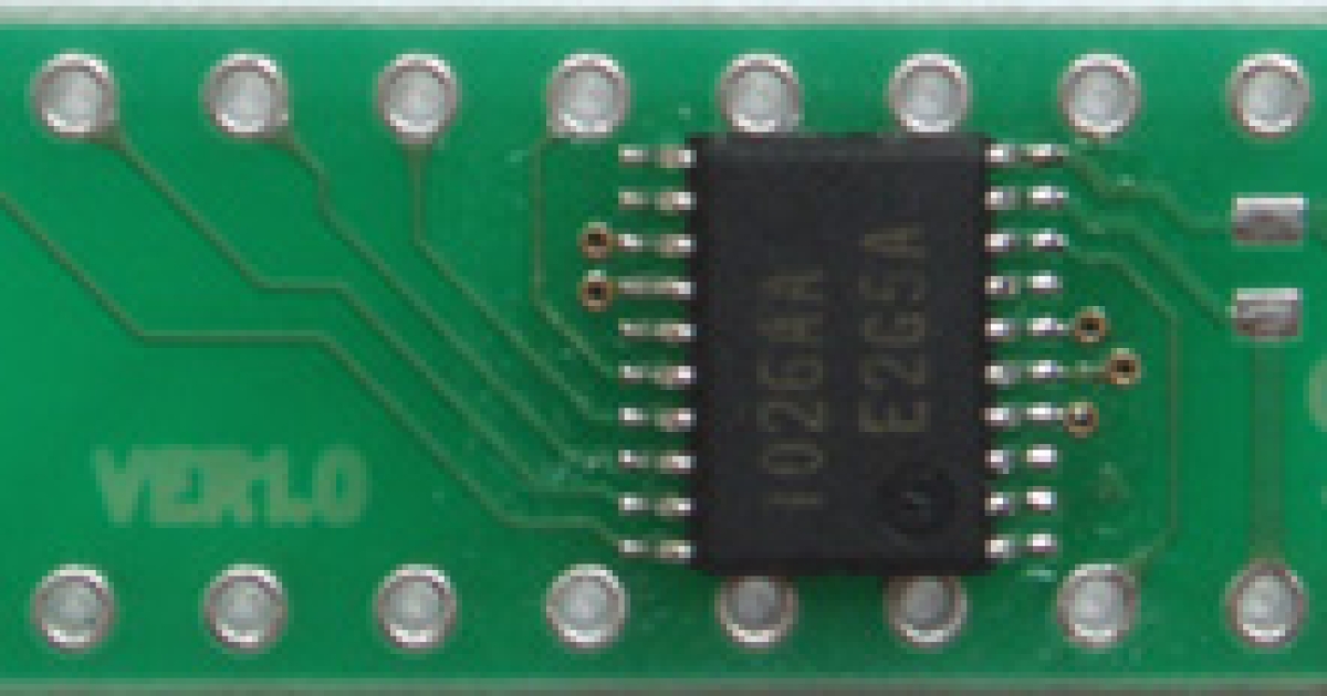 HSB78G12-20-WS - RL78/G12（20ピン）標準ピッチ変換ボード