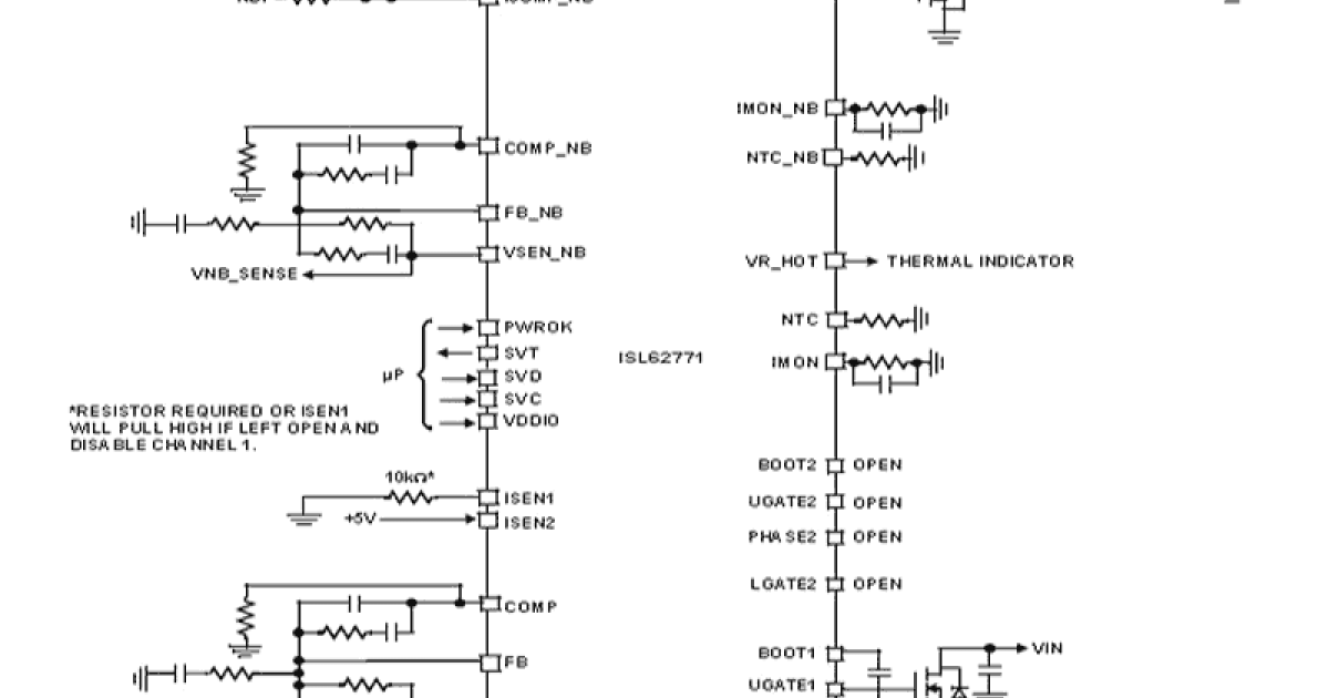 ISL62771 - Multiphase PWM Regulator for AMD Fusion Mobile CPUs Using ...