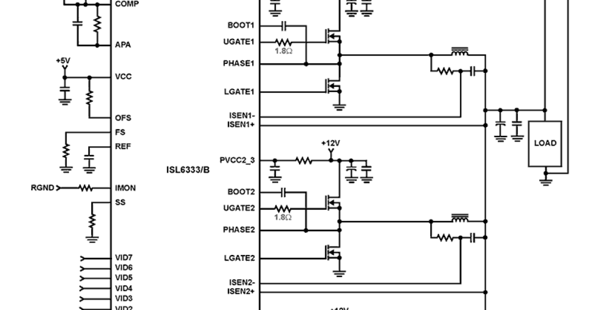 ISL6333 - Three-Phase Buck PWM Controller with Integrated MOSFET ...