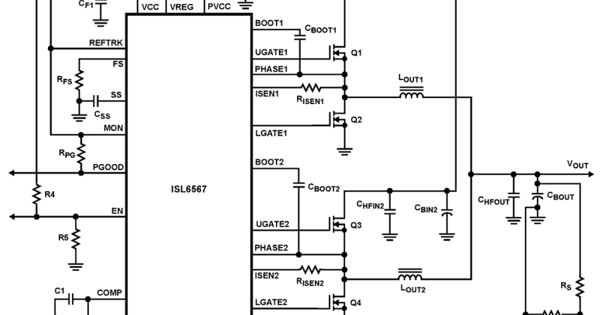ISL6567 - Multipurpose Two-Phase Buck PWM Controller with Integrated ...