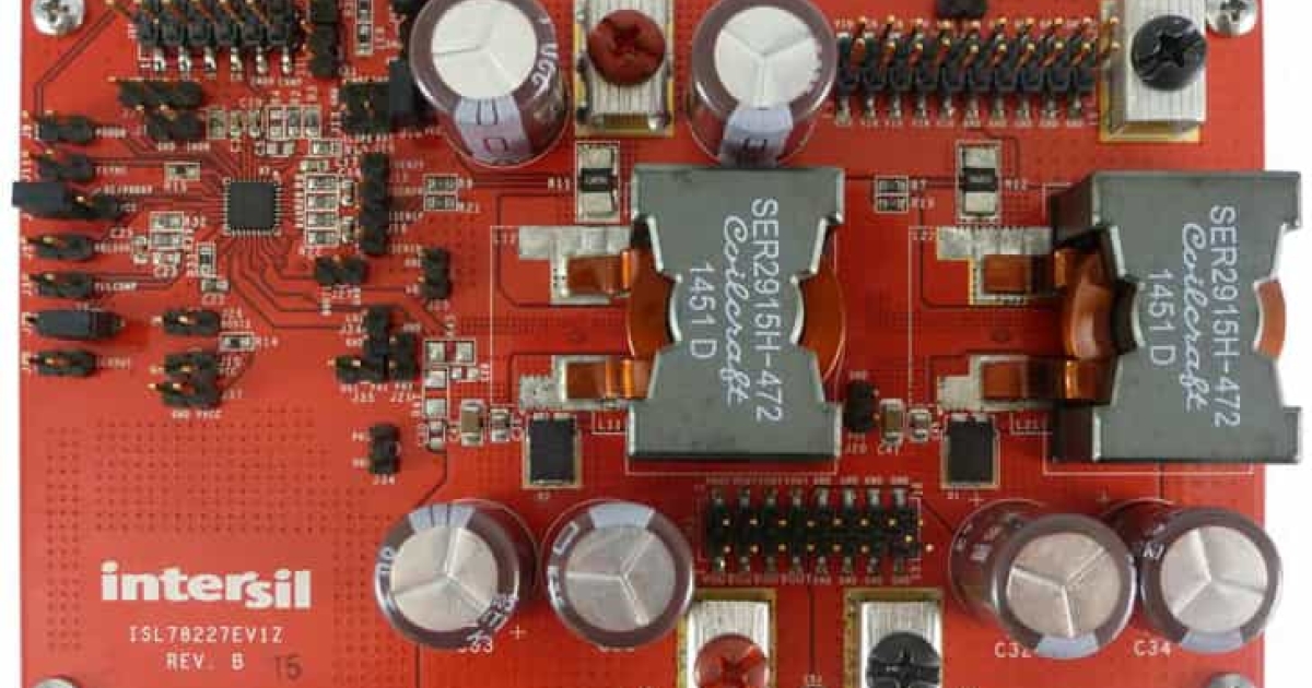ISL78227EV1Z - 2-Phase Boost Controller Evaluation Board