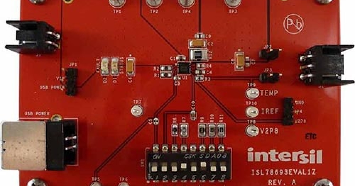 ISL78693EVAL1Z Automotive SingleCell Lithium Iron Phosphate Battery