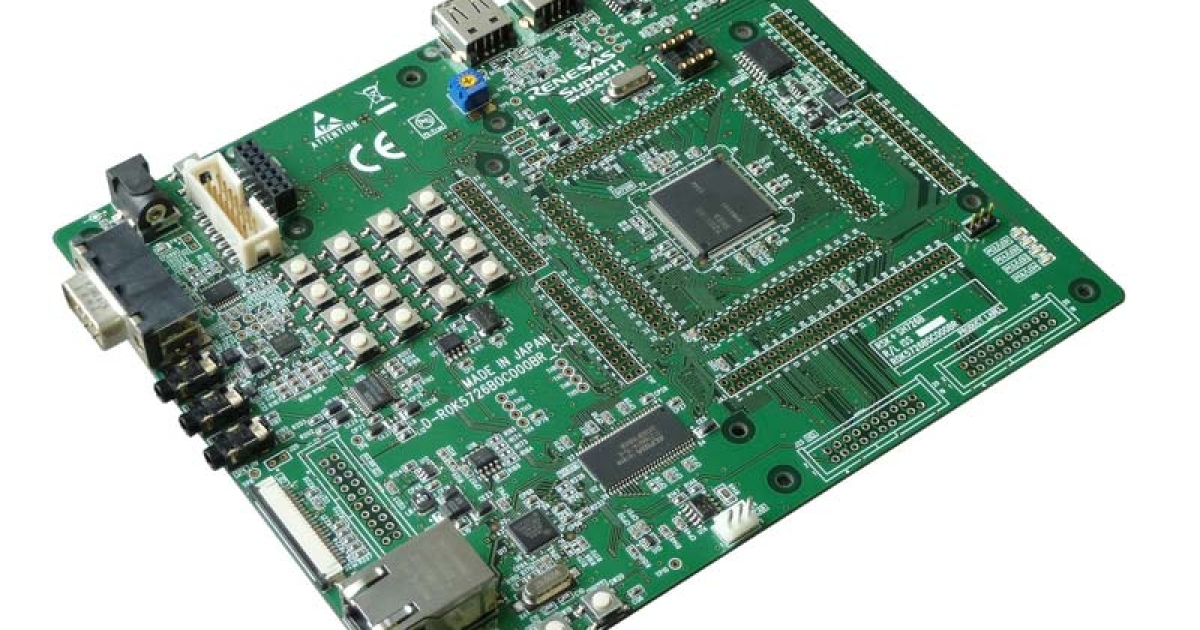 JOY Navi メインCPU基板　その① R0K5726B0C000BR - SH726B CPUボード | Renesas ルネサス