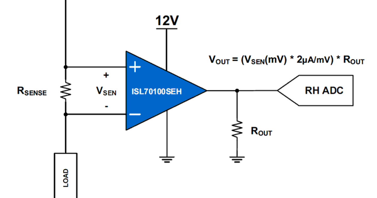 ISL70100SEH Radiation Hardened 40V High Side Current Sense Amplifiers