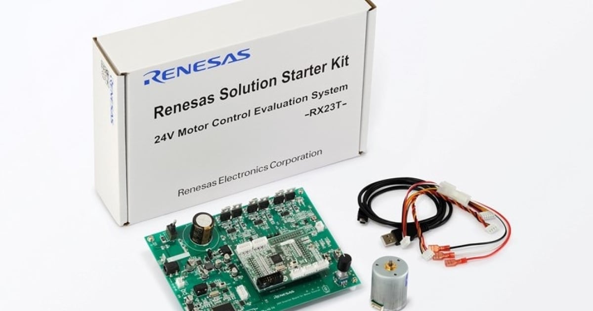 RTK0EM0006S01212BJ - 24V Motor Control Evaluation System for