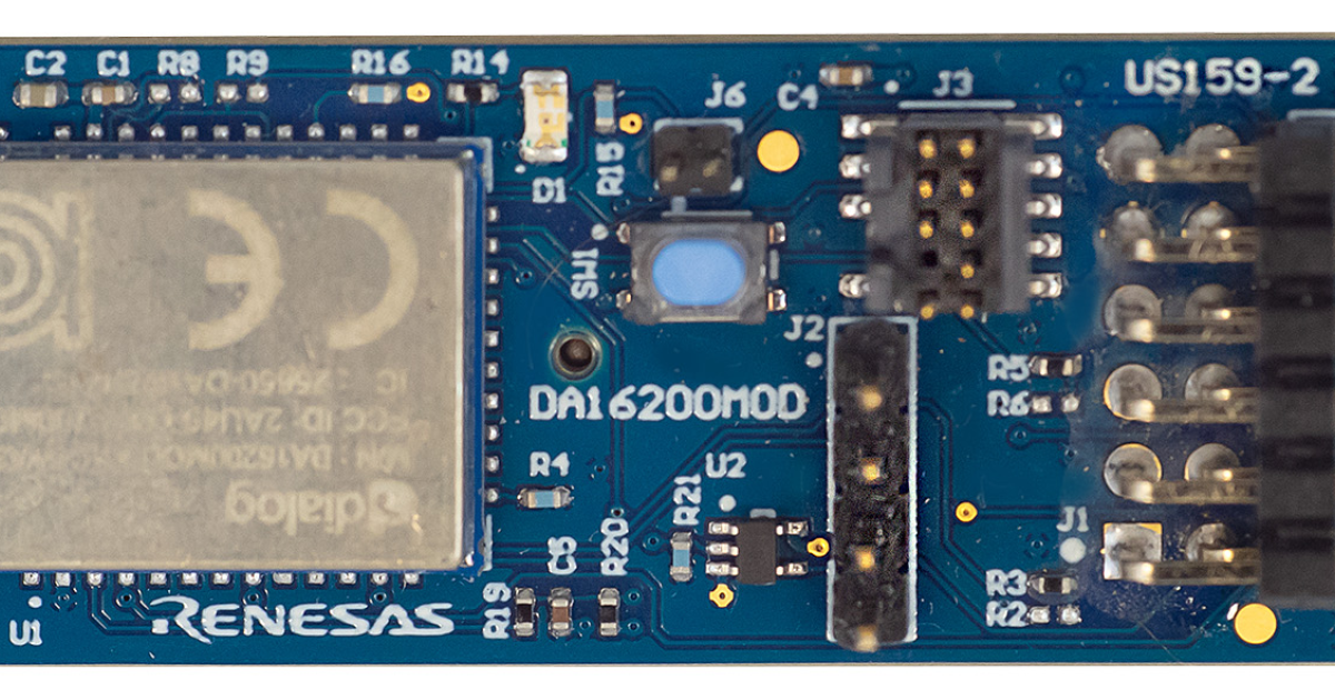 US159-DA16200MEVZ - Ultra Low Power Wi-Fi Pmod™ Board (Renesas Quick ...