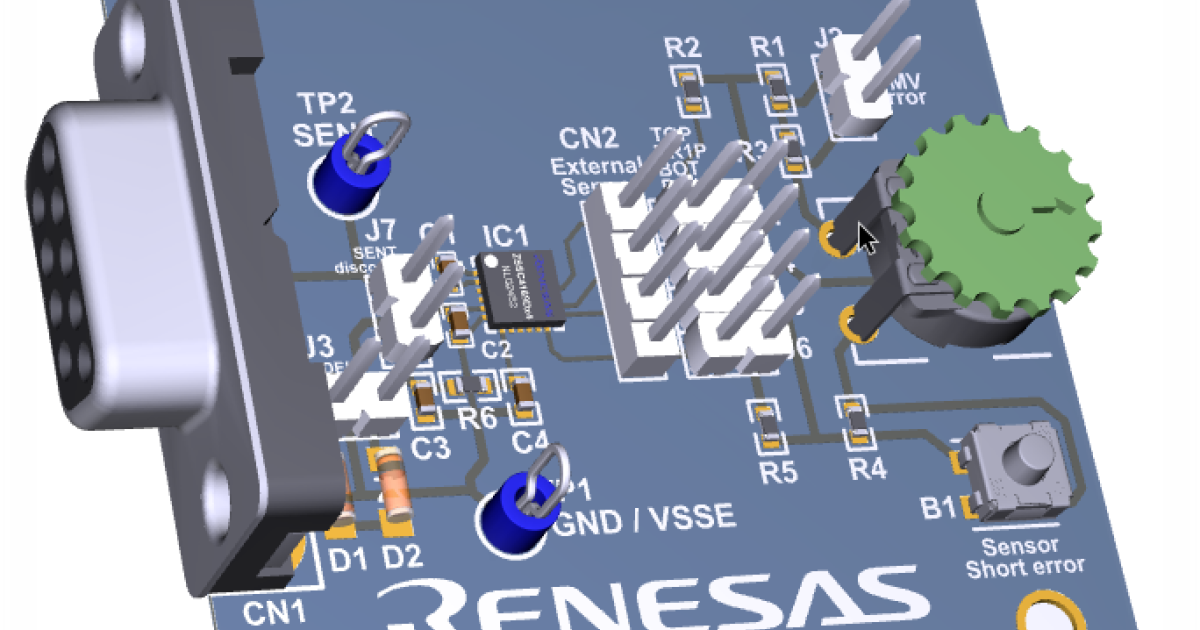 YRH850SENTEXTBRDV2 SENT Interface Extension Board for the RH850