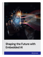 E-book cover for the topic relating to shaping the future of embedded AI.