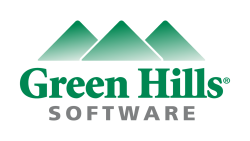 Green Hills Software logo.
