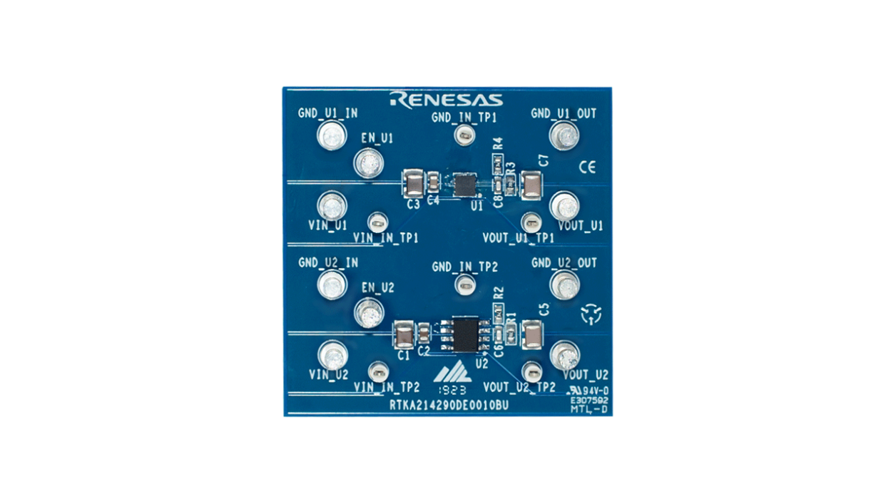 RTKA214290DE0010BU Evaluation Board - Top