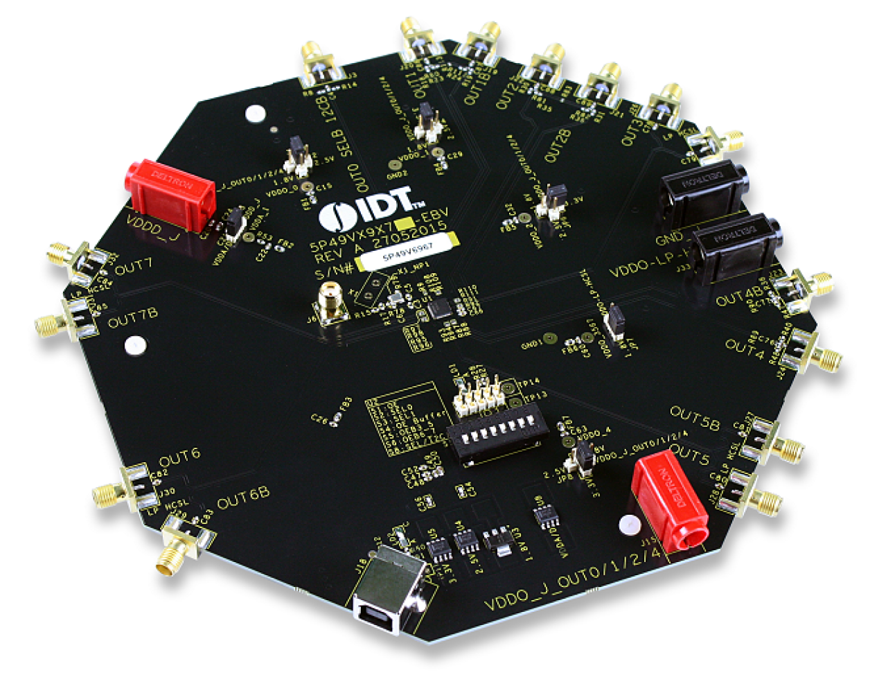 5P49V6967 - Evaluation Board (perspective)