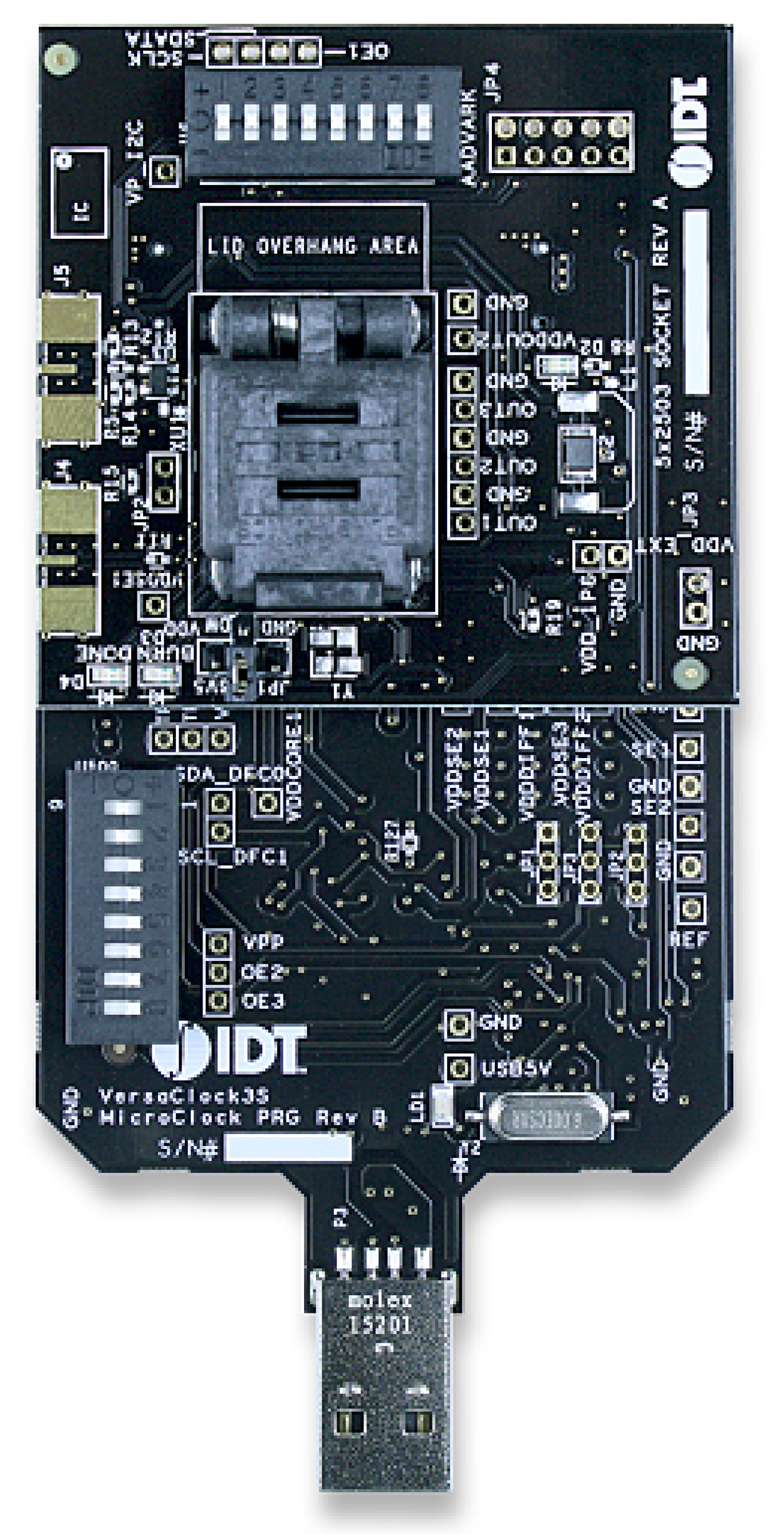 DEV5X2503 - Programmer Board (top)