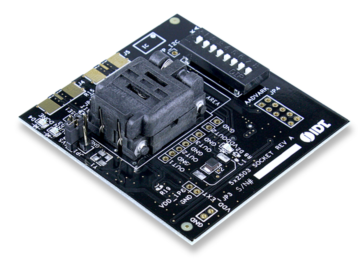 DEV5X2503 - Socket Board (perspective)