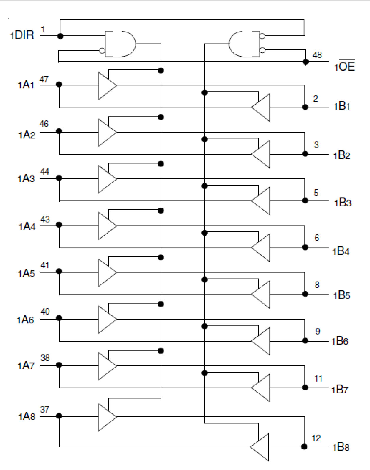 74LVCHR162245A - Block Diagram