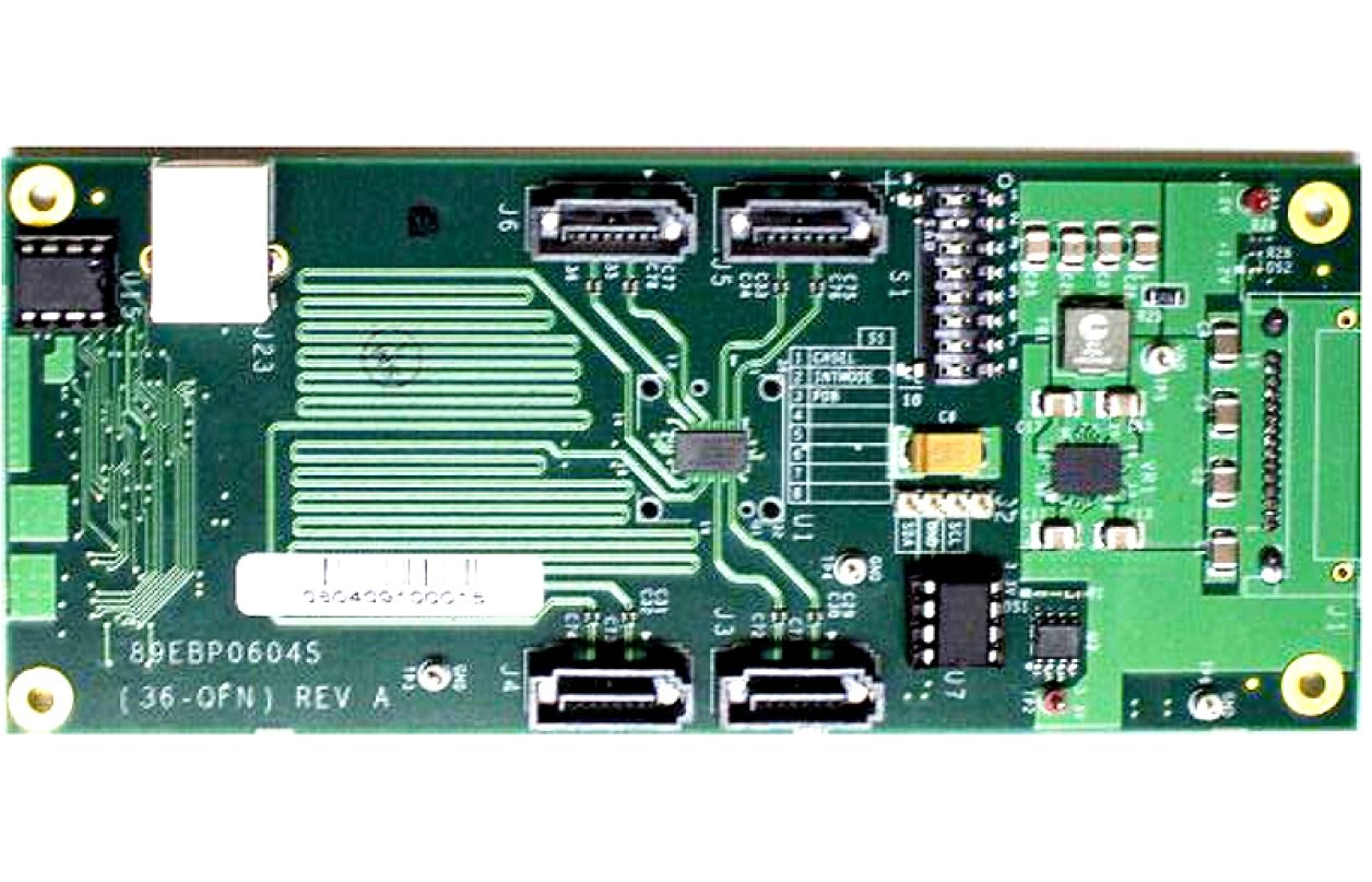 89KTP0604S SATA Evaluation Board 2Lane with I2C configuration
