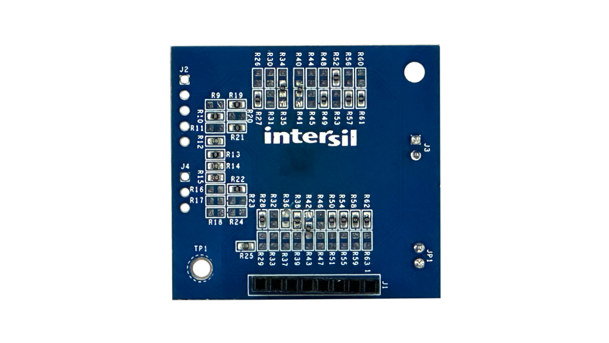 ISL74420MDEMO1Z Demonstration Board - Bottom