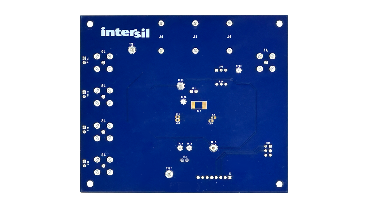 ISL74420MEV1Z Evaluation Board - Bottom
