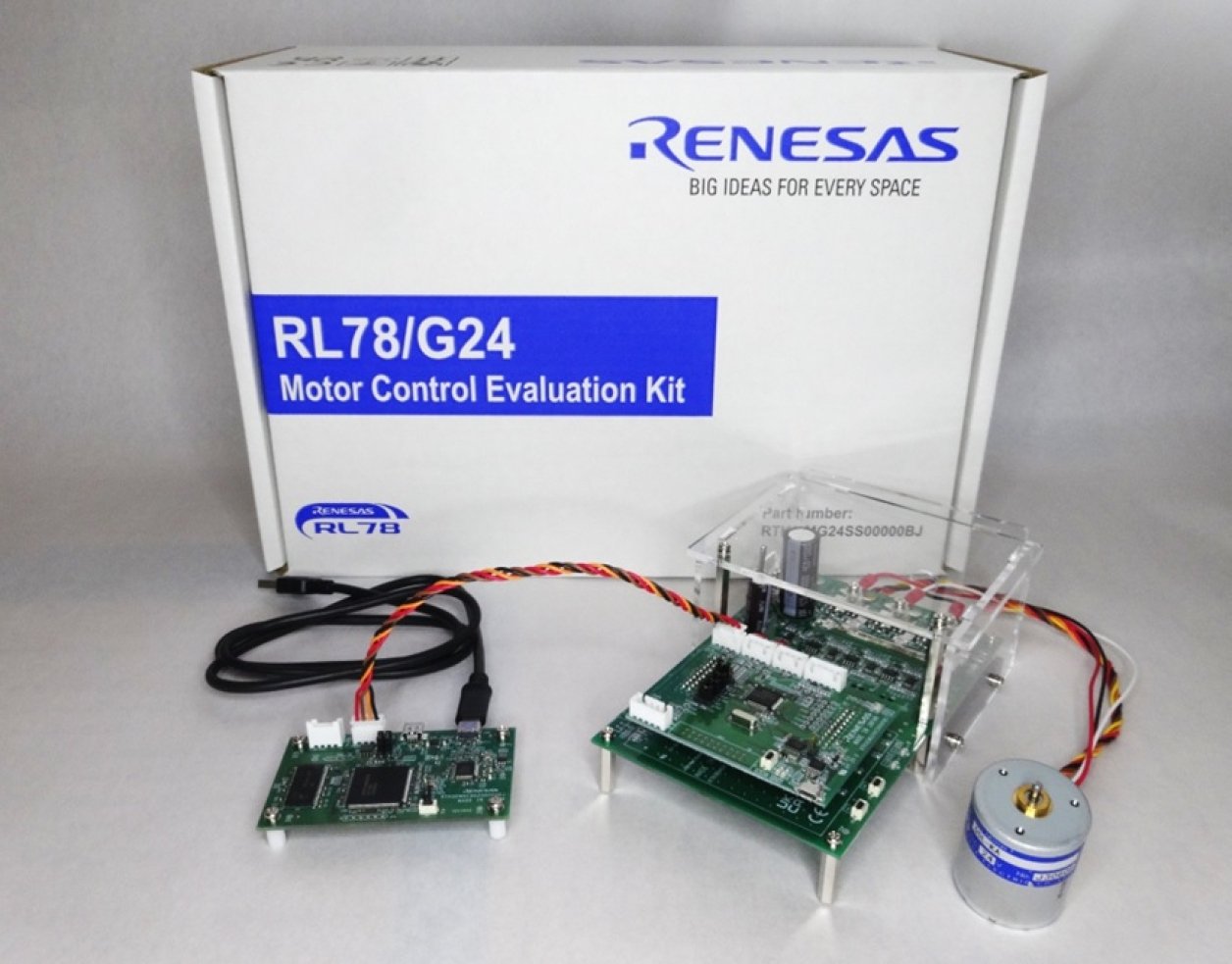MCEK-RL78G24 - RL78/G24 Motor Control Evaluation Kit | Renesas