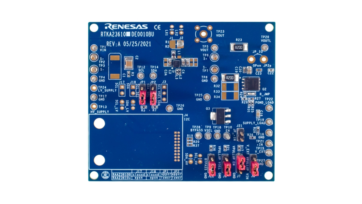 RAA236105評価ボード - 前面
