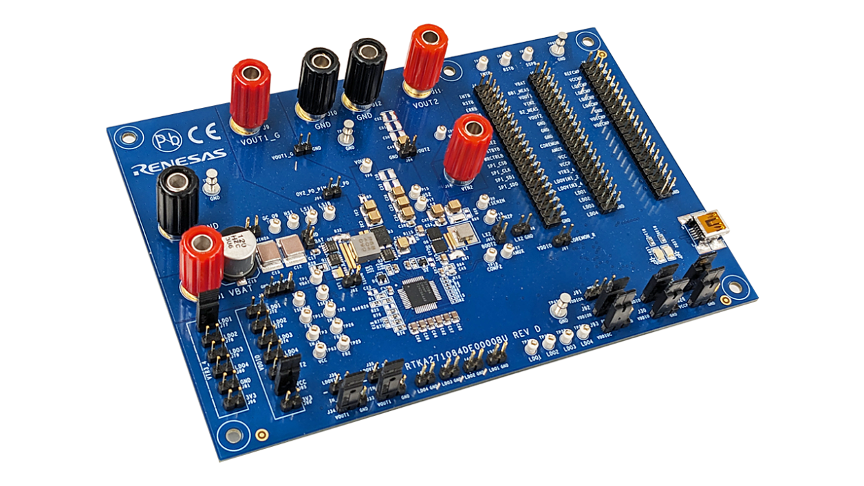 RAA271084 Evaluation Board - Angle