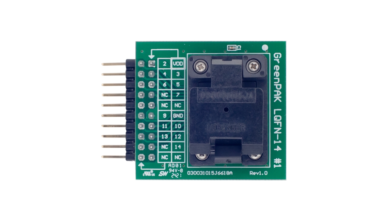 SLG46857AP-SKT Socket Adapter - Top
